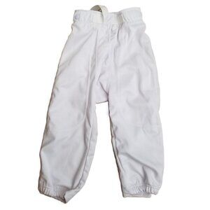 Champro Youth Football Practice Pants White Size Medium Integrated Belt Athletic